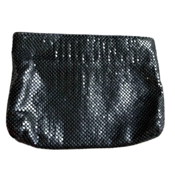 Vintage Whiting and Davis Embellished Mesh Evening Formal Clutch - Picture 1 of 15